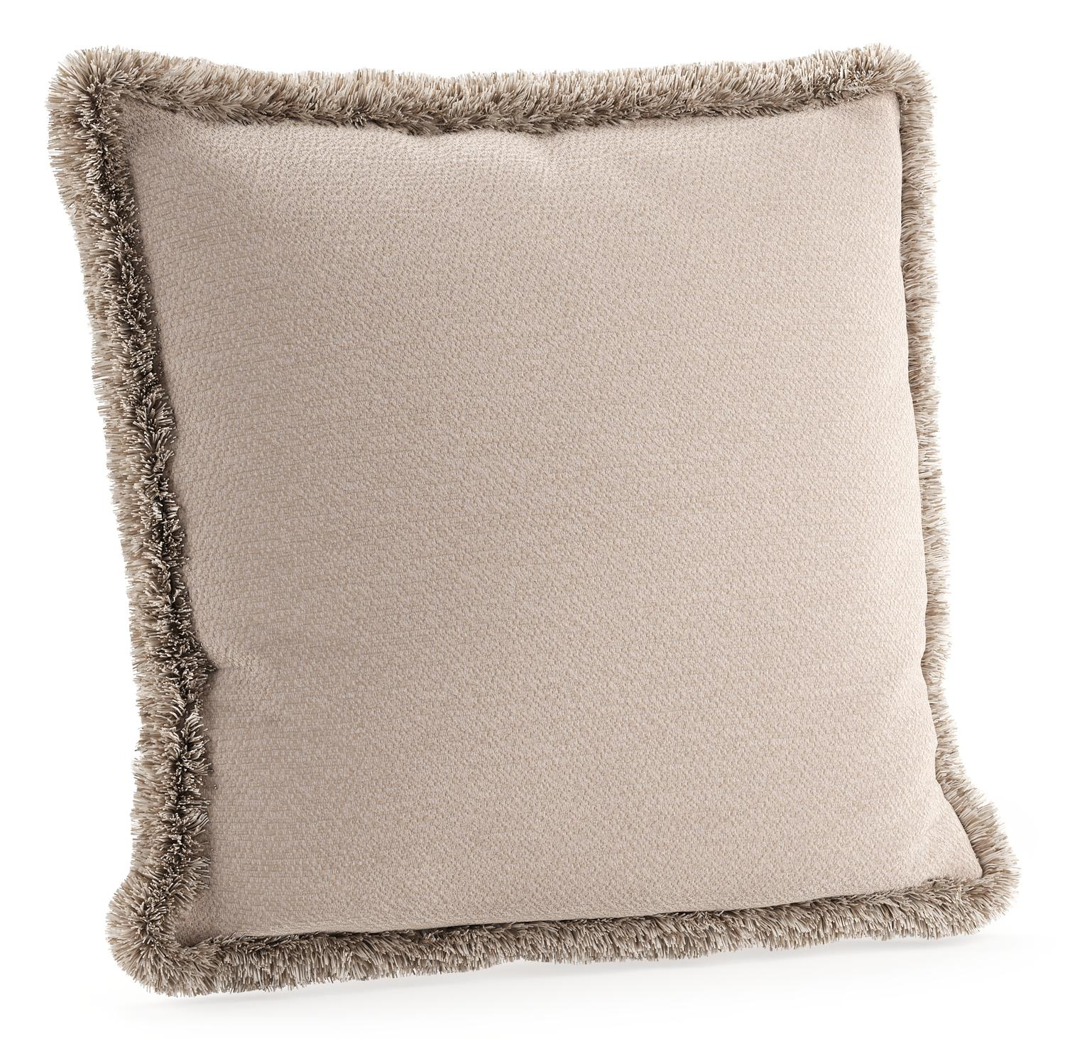 Sierkussen met franjes 45 x 45 cm in all weather sunbrella luxe wander pilat