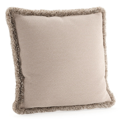 Sierkussen met franjes 45 x 45 cm in all weather sunbrella luxe wander pilat