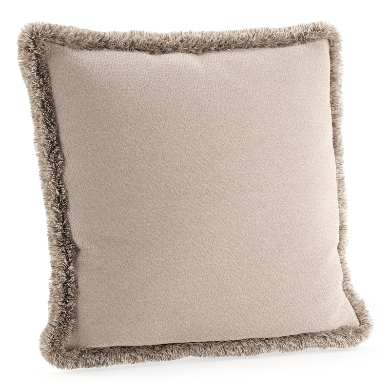 Sierkussen met franjes 45 x 45 cm in all weather sunbrella luxe wander pilat