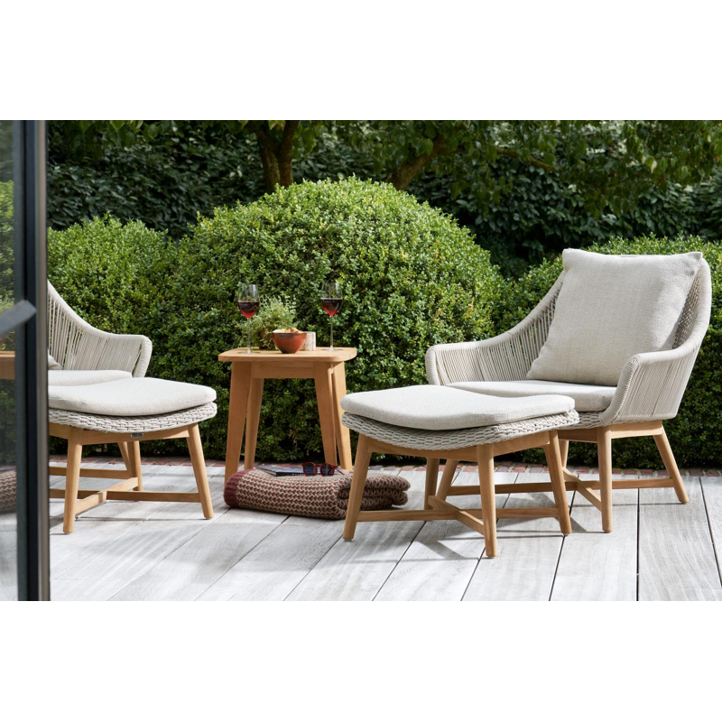 Lacrima bijzettafel in teak - L 45 x B 45 x H 45 cm