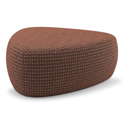 Masso poef in pebble rust all weather cosytica - B 90 x D 90 x H 35 cm