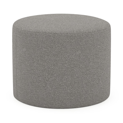 Pouf Masso arrondis en tundra charcoal All weather sunbrella® luxe - Diam. 55 x Haut. 40 cm