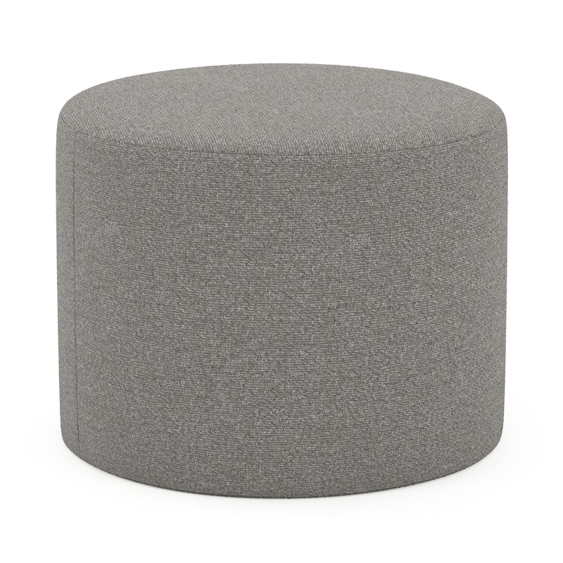 Ronde Masso poef in tundra charcoal all weather sunbrella® luxe - Dia. 55 x H 40 cm