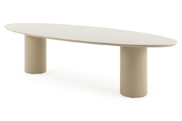 Ovaal - L 320 x B 130 x H 73.5 cm