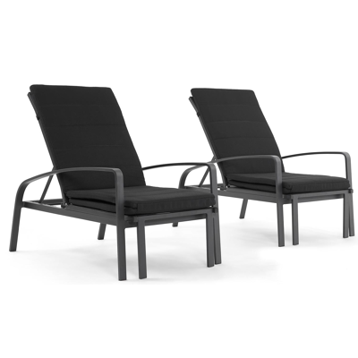 Asti ligbedkussen weather+ softtouch zwart