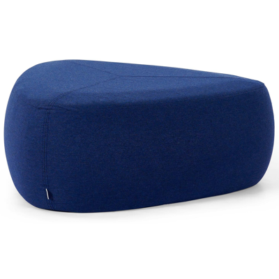 Pouf Masso en heritage indigo All weather sunbrella® luxe - Lrg. 90 x Prof. 90 x Haut. 35 cm
