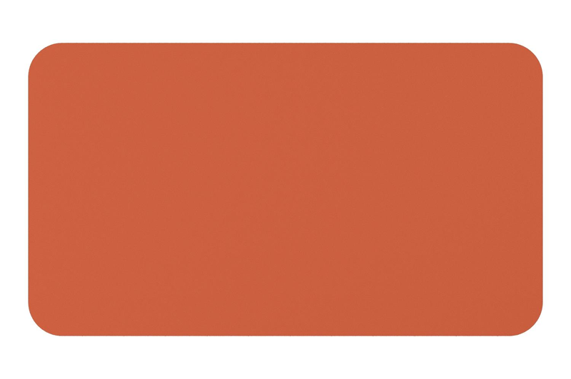 Orso tuintafel rechthoekig afgerond in roestbruin aluminium - L 140 x B 80 x H 75 cm