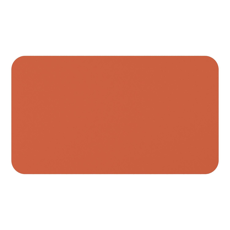 Orso tuintafel rechthoekig afgerond in roestbruin aluminium - L 140 x B 80 x H 75 cm