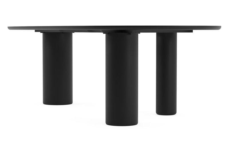 Amico tuintafel mango in zwart aluminium en volkeramiek Colorado Dunes - L 260 x B 130 x H 73.5 cm