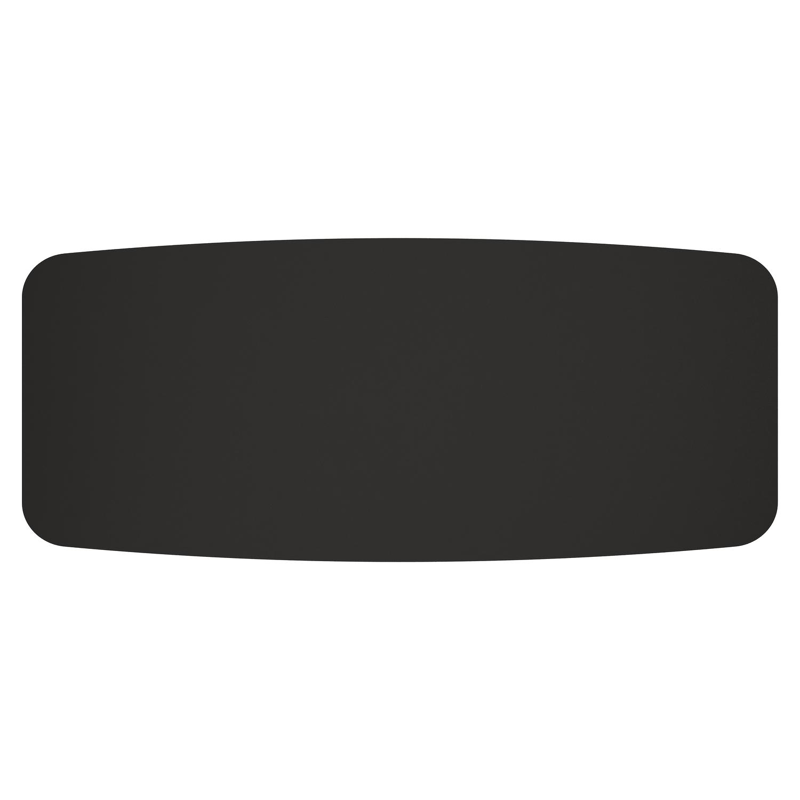 Ensemble de jardin Mosa en aluminium noir et sintered stone notte minerale avec 8 chaises de jardin empilable Berga