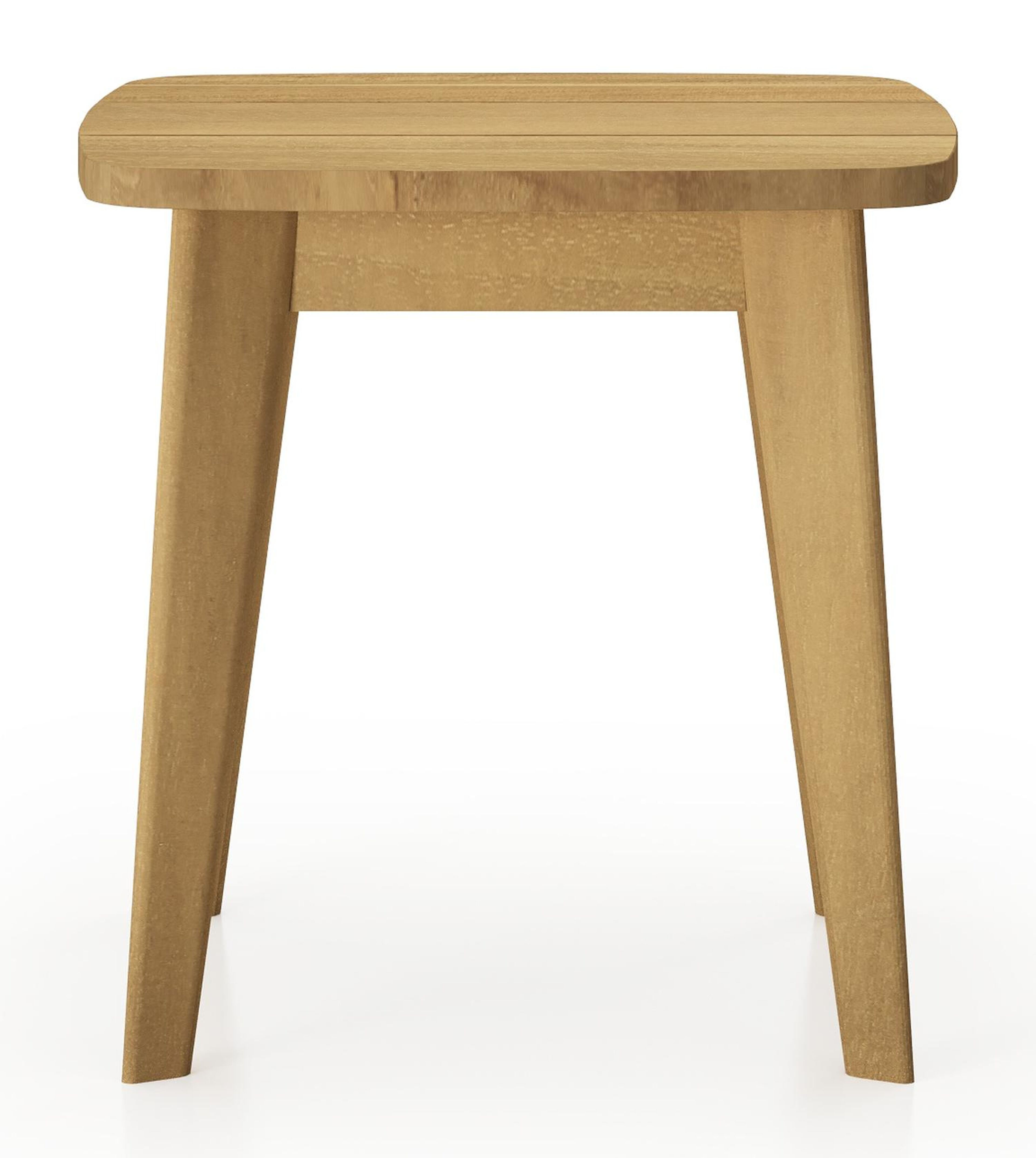 Table d'appoint Lacrima en teck - Lg 45 x larg. 45 x H 45 cm