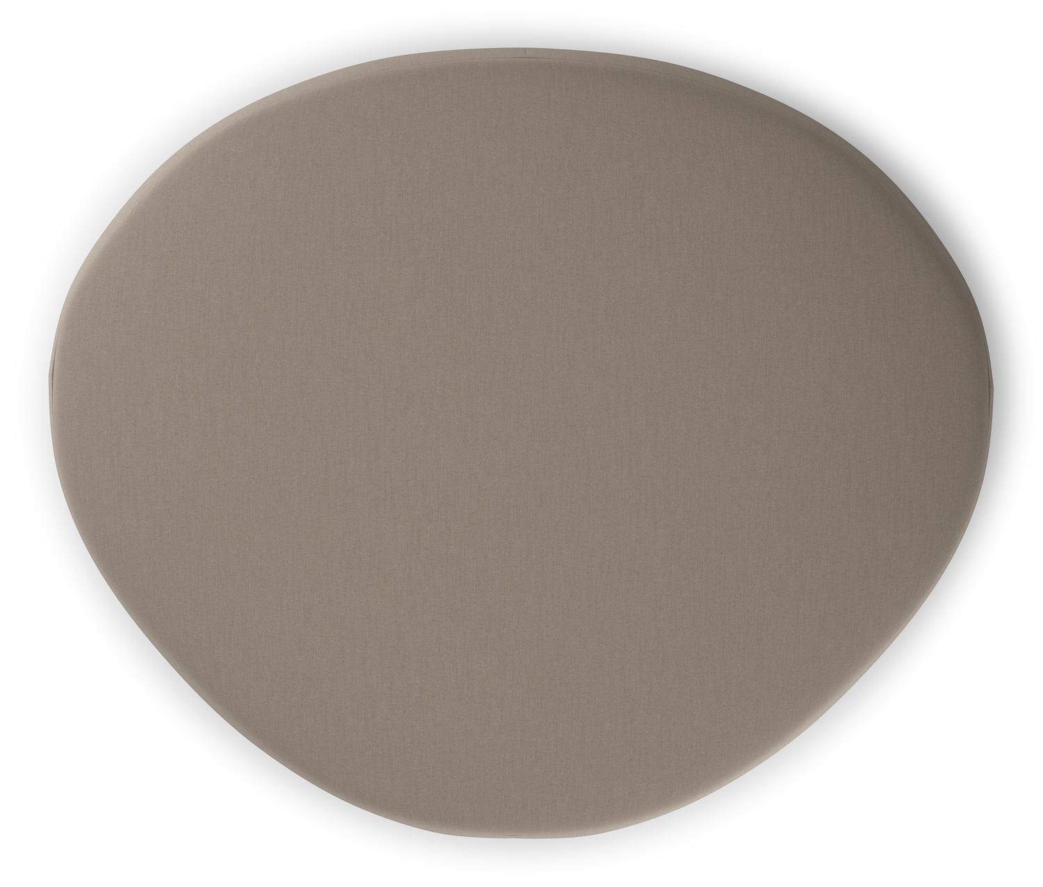 Amico poef in Natte Heather Grey All Weather Sunbrella® Luxe