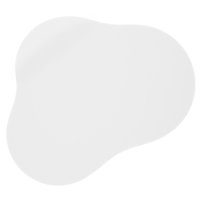 Lomano loungetafel cloud in beige aluminium en aluminium Arctic White - L 131 x B 108 x H 25 cm