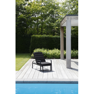 Asti ligbedkussen weather+ softtouch zwart