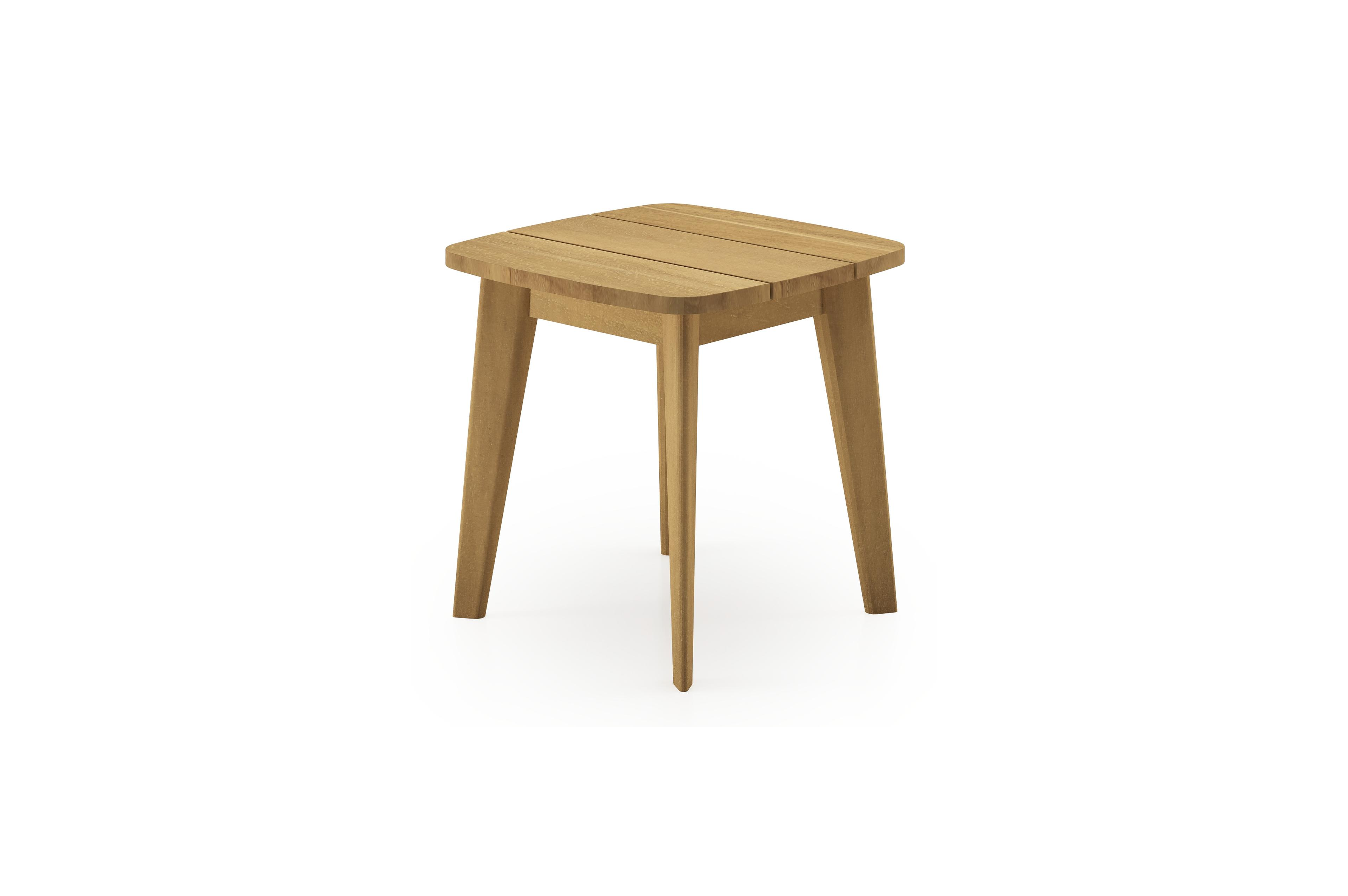 Lacrima bijzettafel in teak - L 45 x B 45 x H 45 cm