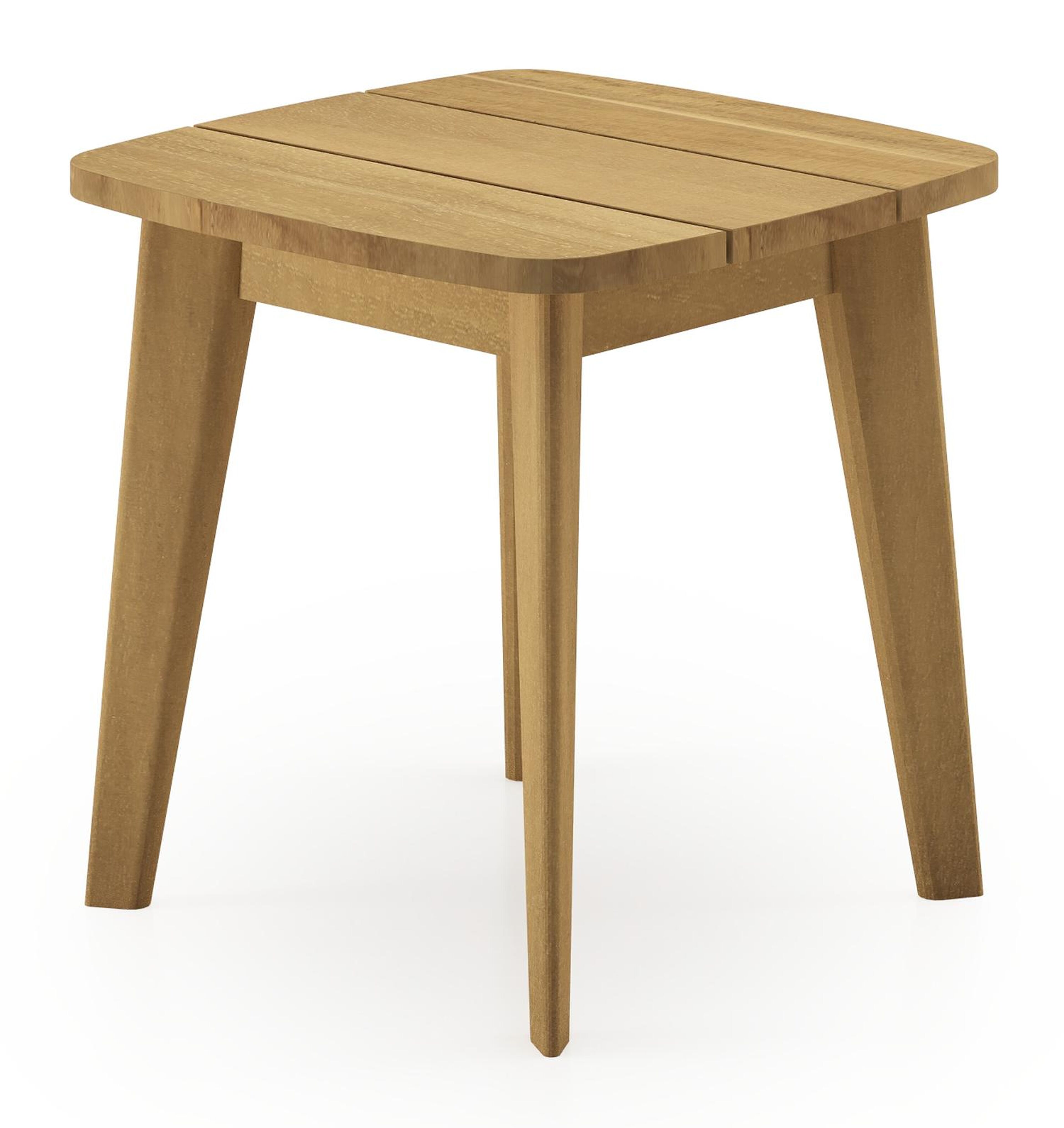 Table d'appoint Lacrima en teck - Lg 45 x larg. 45 x H 45 cm