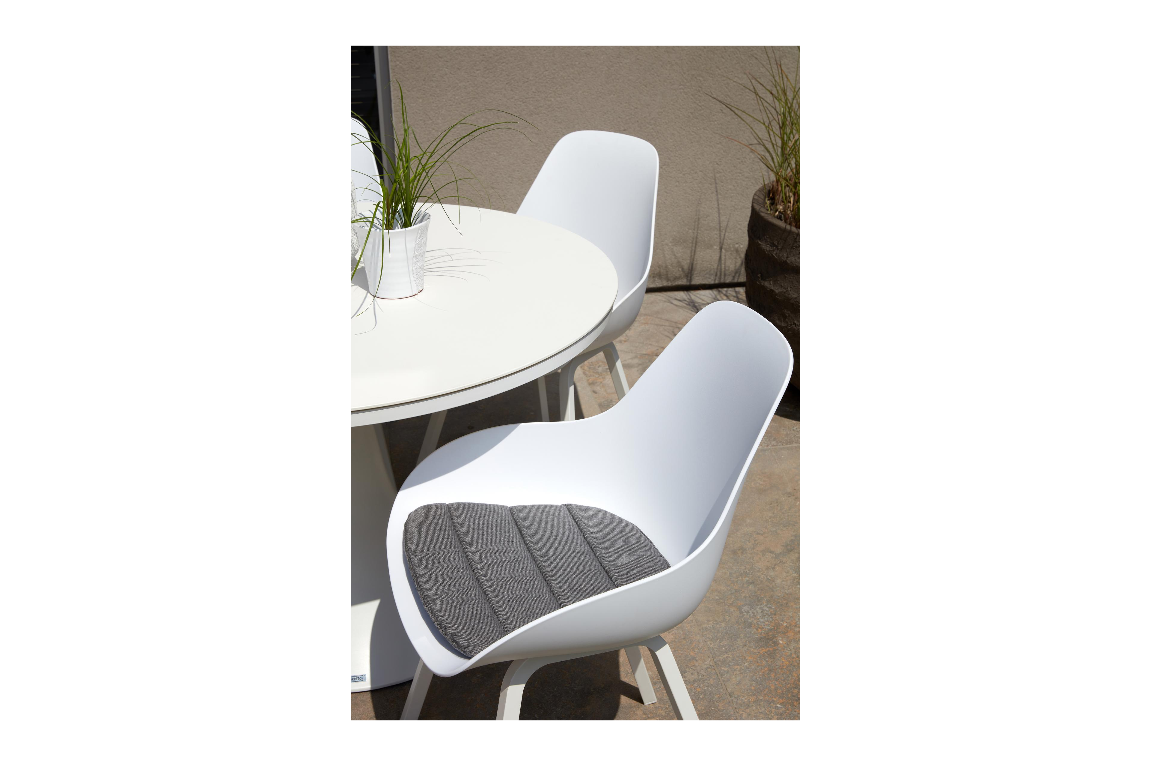 Cesano - Mesa stoelkussen in all weather sunbrella® luxe natte charcoal chine