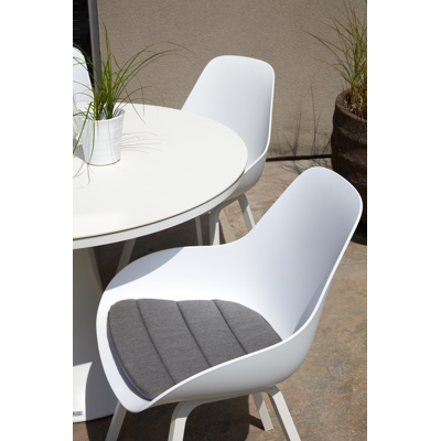 Cesano - Mesa stoelkussen in all weather sunbrella® luxe natte charcoal chine