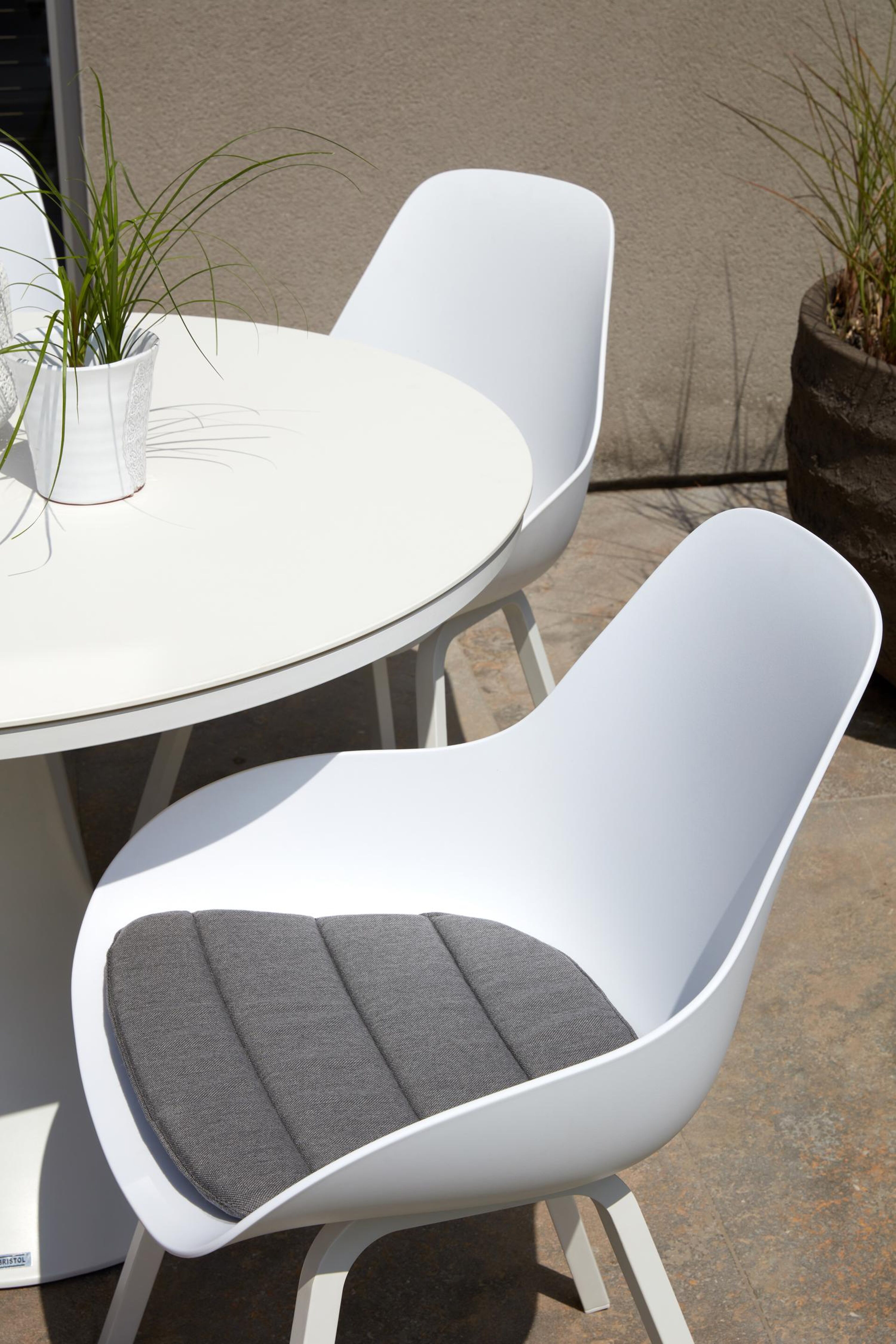 Cesano - Mesa stoelkussen in all weather sunbrella® luxe natte charcoal chine