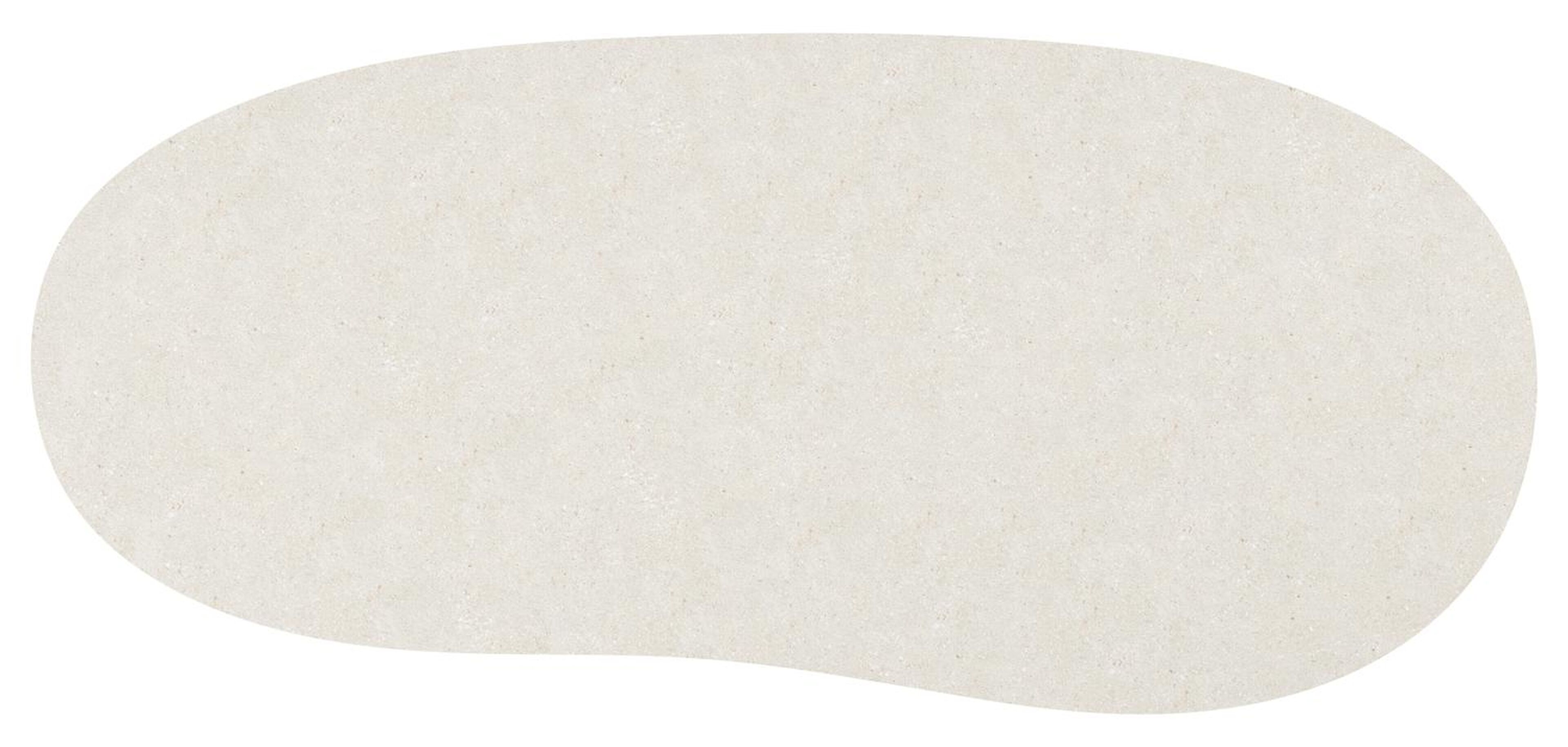 Amico tuintafel organisch in beige aluminium en volkeramiek Shilin - L 320 x B 145 x H 73.5 cm