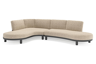 Chaise longue rechts + 2-zit organisch