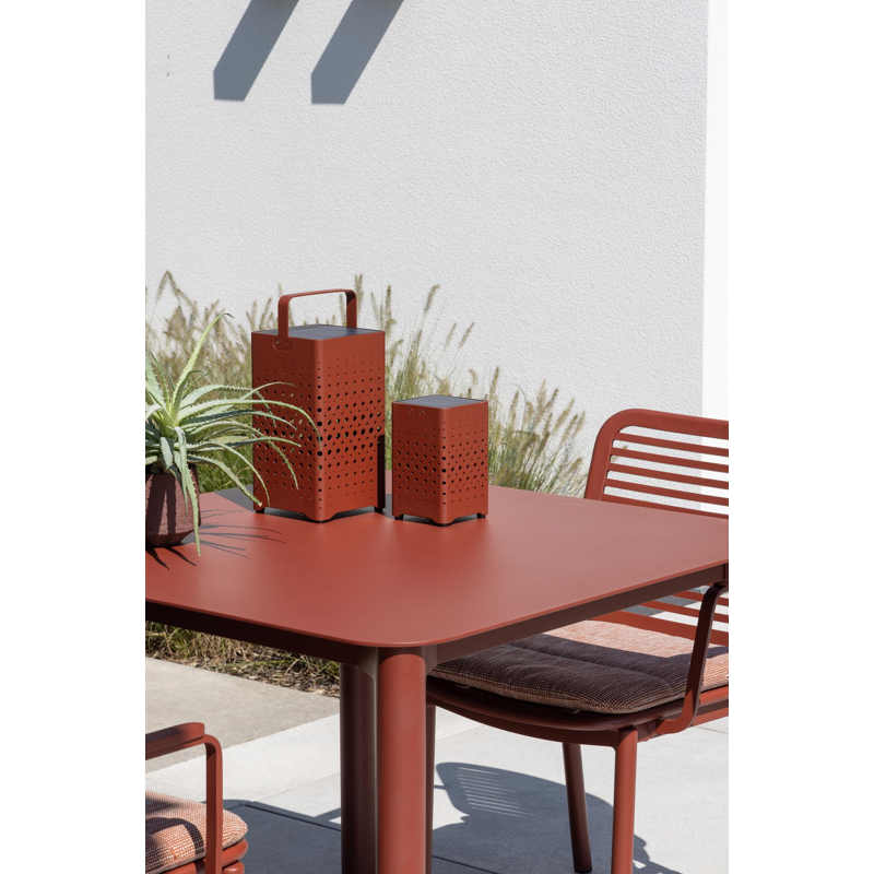 Maro lamp rood 33 cm