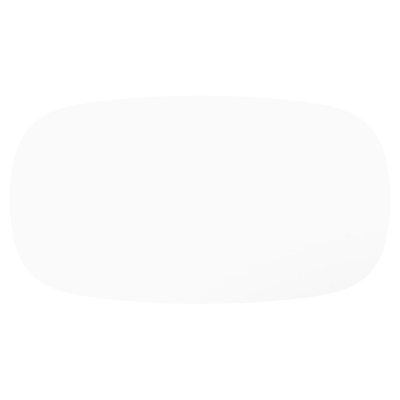 Amico tuintafel bombo xl in zwart aluminium en volkeramiek Arctic White - L 270 x B 148 x H 73.5 cm