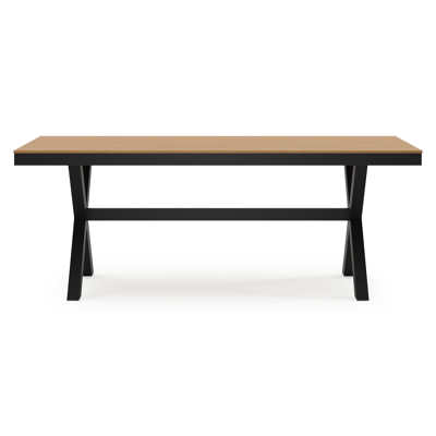 Bahia tuintafel in zwart aluminium en polywood - L 270 x B 100 x H 75 cm