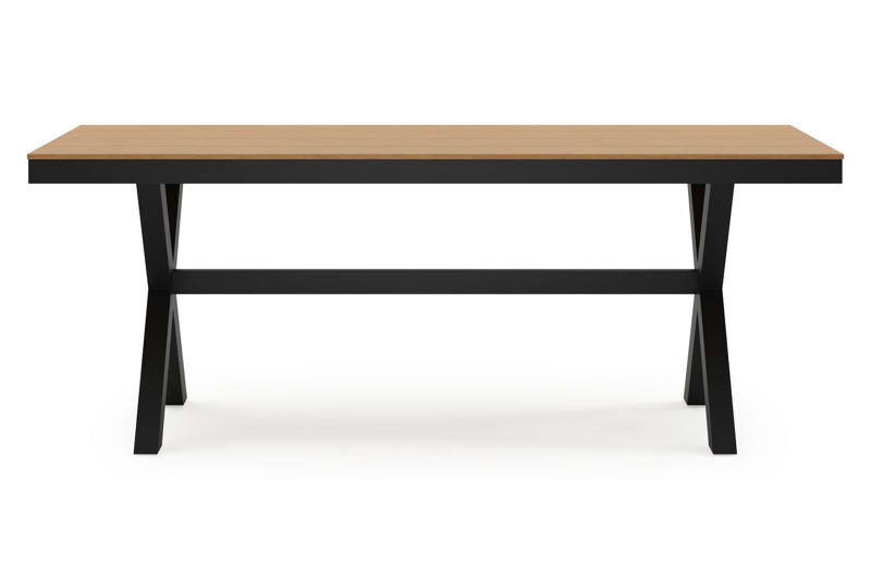 Bahia tuintafel in zwart aluminium en polywood - L 270 x B 100 x H 75 cm