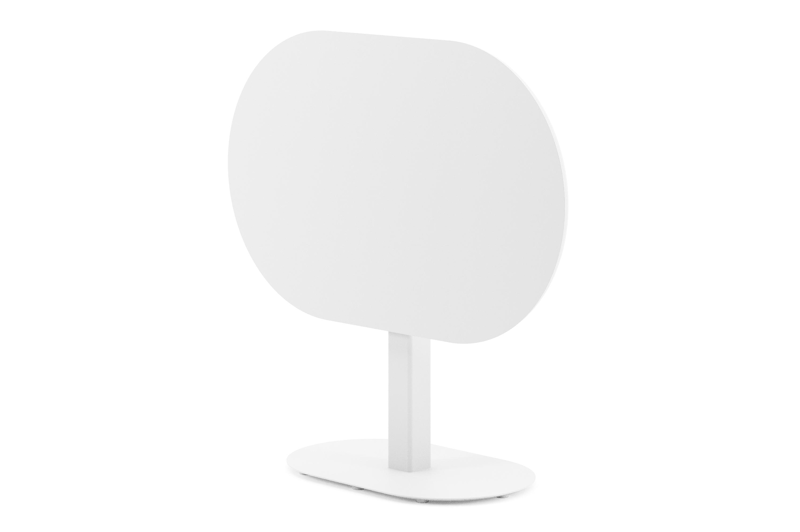 Teramo kantelbare tuintafel rechthoekig in wit aluminium - L 110 x B 70 x H 74 cm