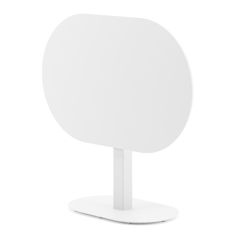 Teramo kantelbare tuintafel rechthoekig in wit aluminium - L 110 x B 70 x H 74 cm