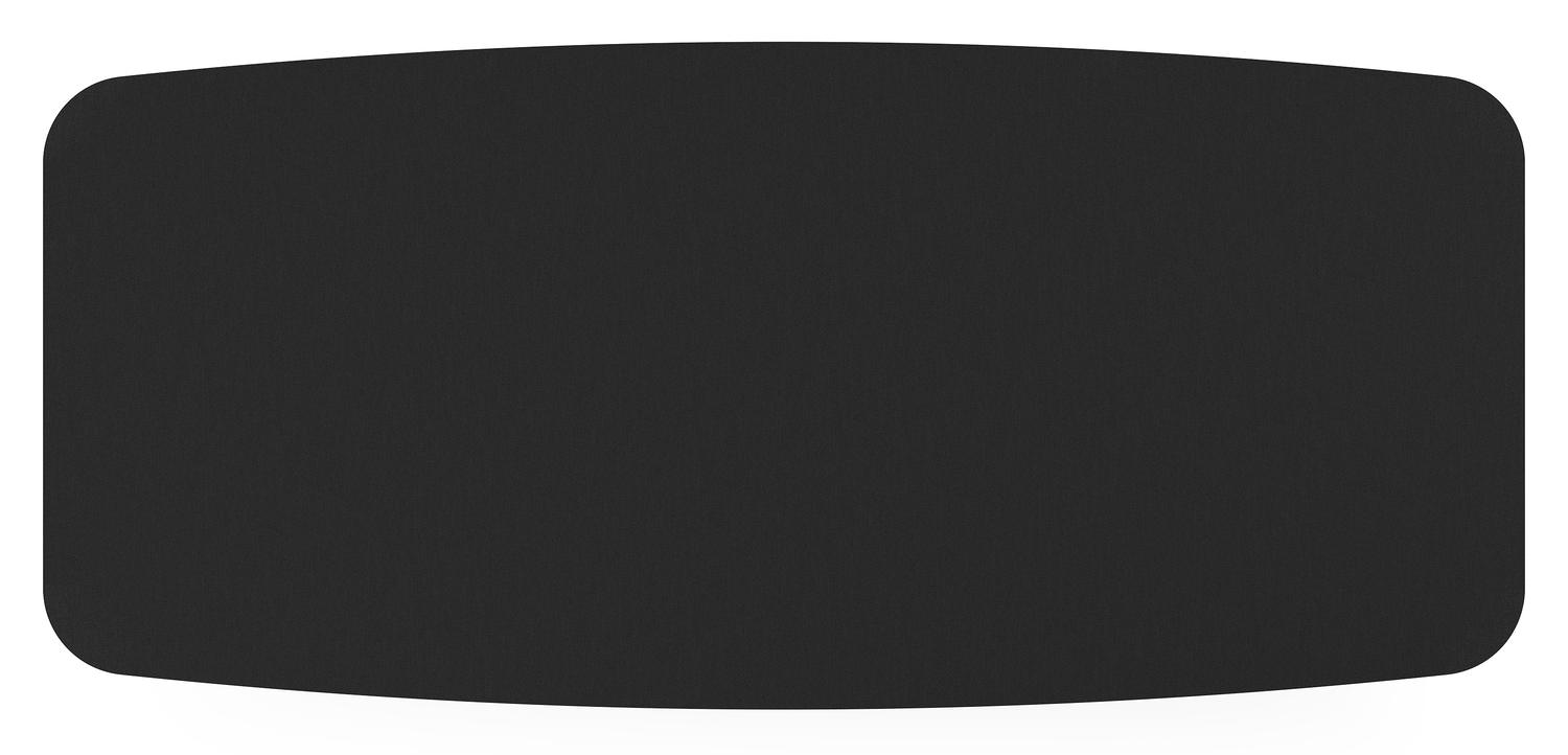 Pagino tuintafel in zwart aluminium en volkeramiek nero black - L 255 x B 115 x H 74 cm