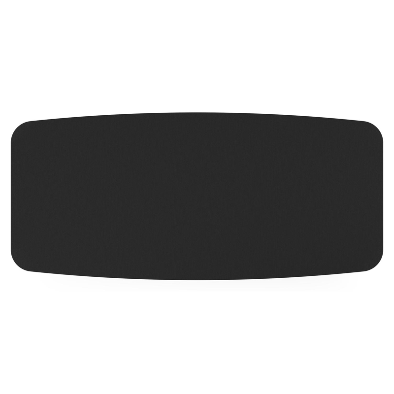 Pagino tuintafel in zwart aluminium en volkeramiek nero black - L 255 x B 115 x H 74 cm