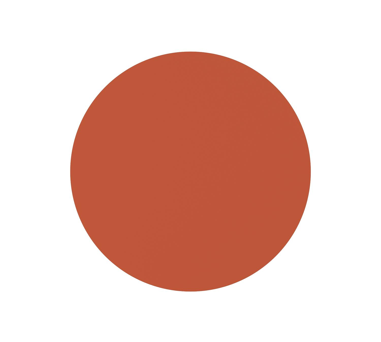 Table de jardin Fano ronde en aluminium brun rouille - Diam. 85 x H 75 cm