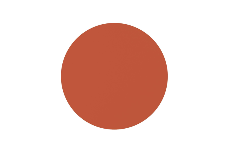 Fano tuintafel rond in roestbruin aluminium - Dia. 85 x H 75 cm