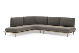 Chaise longue droite + 2-pl