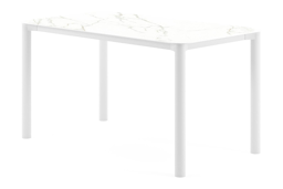 Rechthoekig afgerond - L 140 x B 80 x H 75 cm
