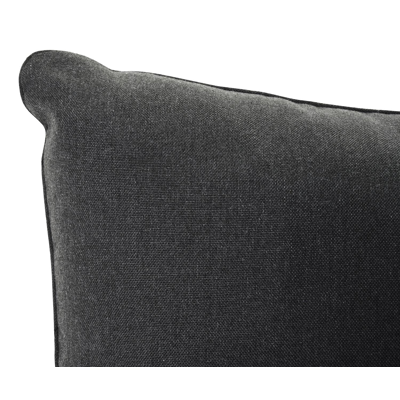 Borello loungezetelbank 3-zit in grijs wicker en grijs wicker met grijs weather+ softtouch kussen