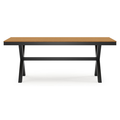 Bahia tuintafel in zwart aluminium en polywood - L 200 x B 89 x H 75 cm