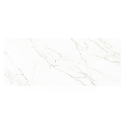 Verato tuintafel in wit aluminium en volkeramiek calacatta - L 170 x B 70 x H 106 cm