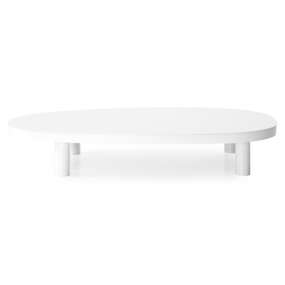 Donato loungetafel in wit aluminium - L 151 x B 90 x H 25 cm