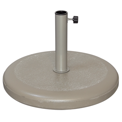 Pied de parasol Plana en béton cappucino de 40 kg