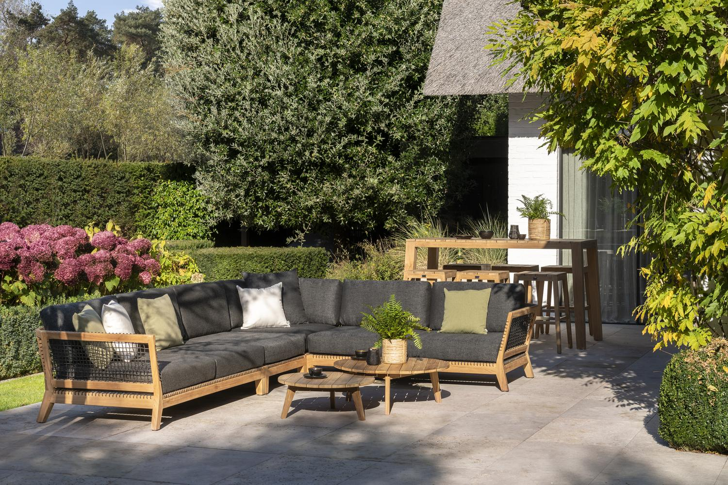 Cosito loungetafel in teak - Dia. 85 x H 30 cm