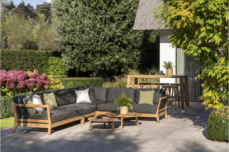 Cosito loungetafel in teak - Dia. 85 x H 30 cm