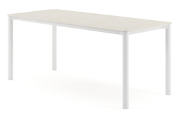 Rechthoekig afgerond - L 200 x B 80 x H 75 cm