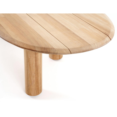 Organo tuintafel organisch in teak - L 280 x B 120 cm