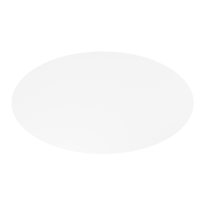 Fano tuintafel ovaal in wit aluminium en volkeramiek arctic white - L 240 x B 135 x H 75 cm