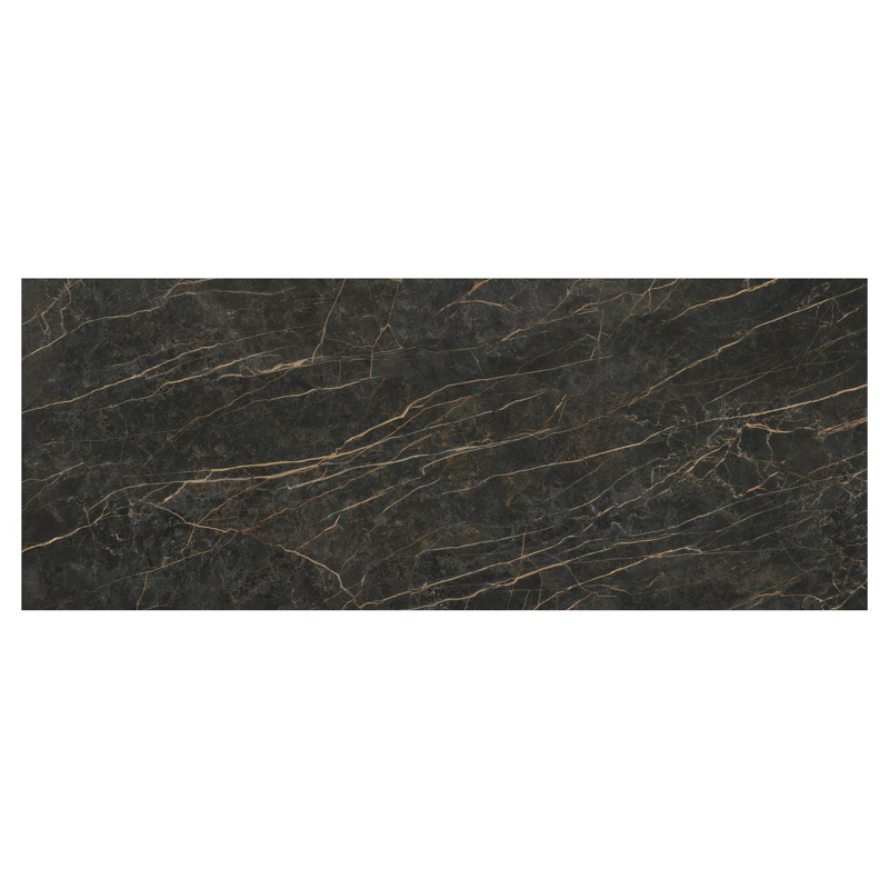 Como tuintafel in wit aluminium en volkeramiek Black Obsession - L 280 x B 110 x H 75 cm