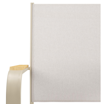 Amalfi tuinstoel in beige aluminium en beige single textileen
