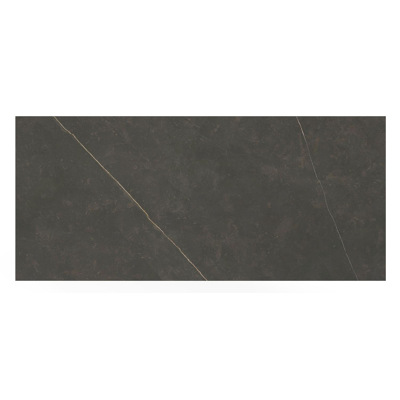 Malito tuintafel in zwart aluminium en volkeramiek calatorao - L 180 x B 80 x H 75 cm